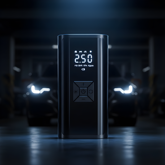 Portable Wireless Tire Inflator 150 PSI – Digital Air Compressor Pump for Car Tires, Bikes & Motorcycles