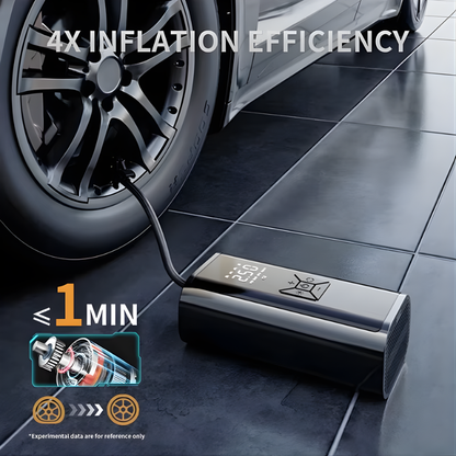 Portable Wireless Tire Inflator 150 PSI – Digital Air Compressor Pump for Car Tires, Bikes & Motorcycles